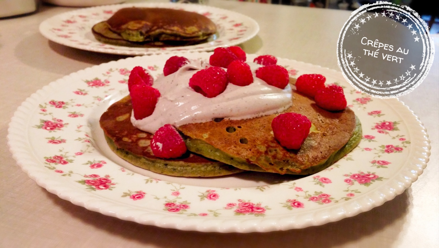 Crêpes au thé vert - Auboutdelalangue.com