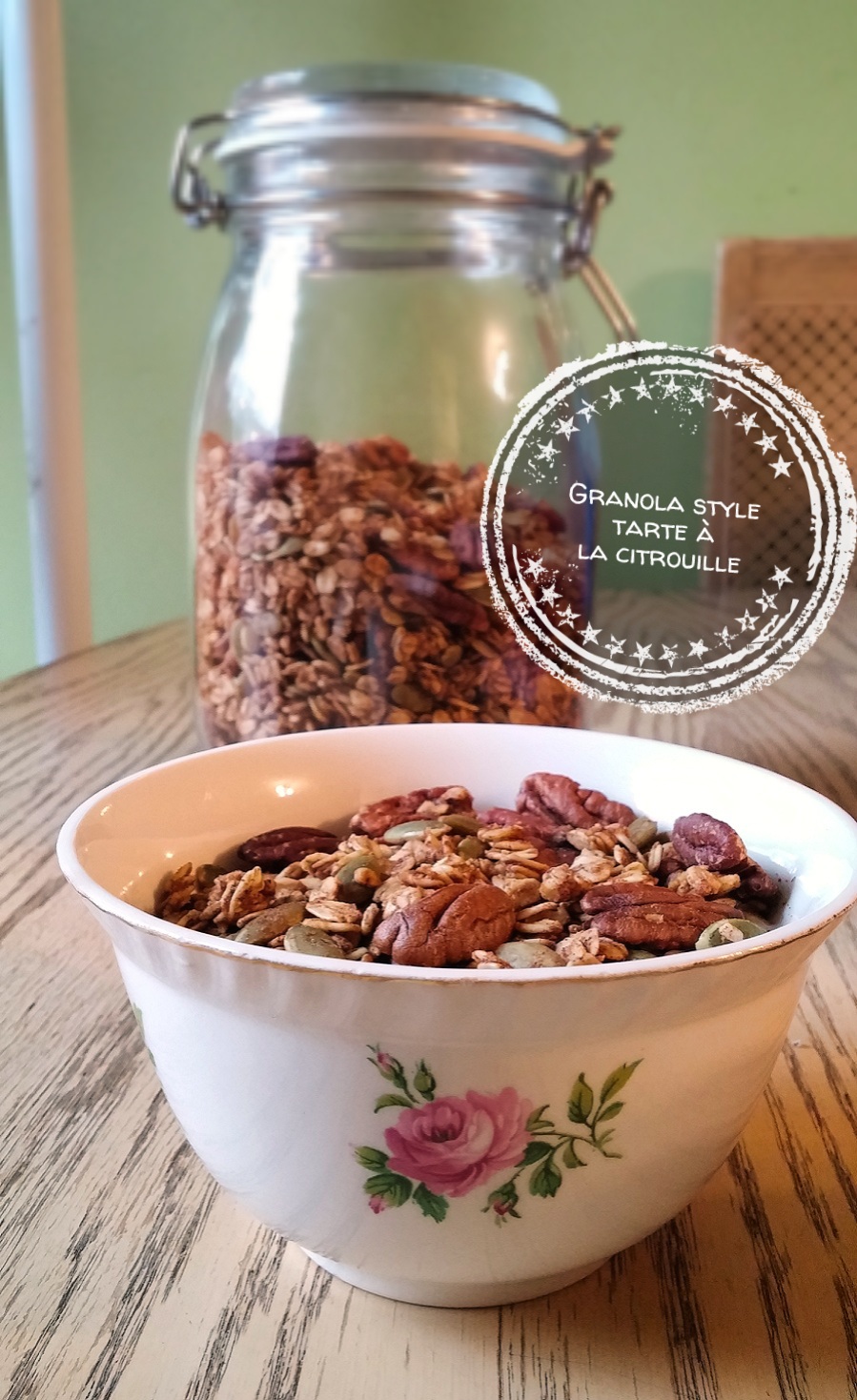 Granola style tarte à la citrouille - Auboutdelalangue.com