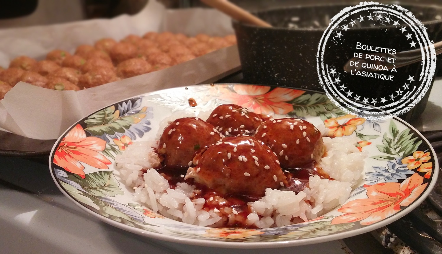 Boulettes De Porc Et De Quinoa à Lasiatique