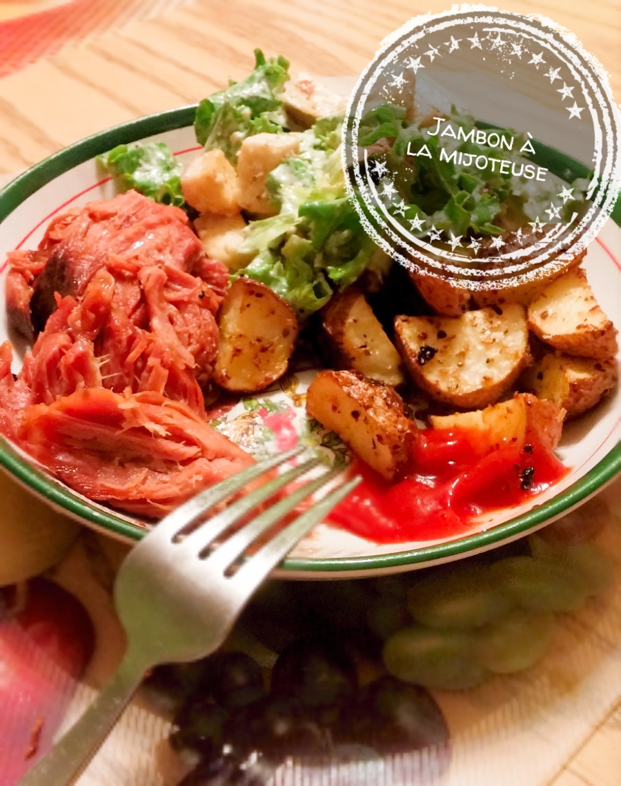 Jambon à la mijoteuse - Auboutdelalangue.com