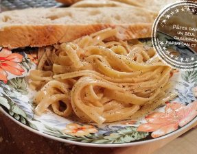 Pâtes dans un seul chaudron parmesan et ail - Auboutdelalangue.com