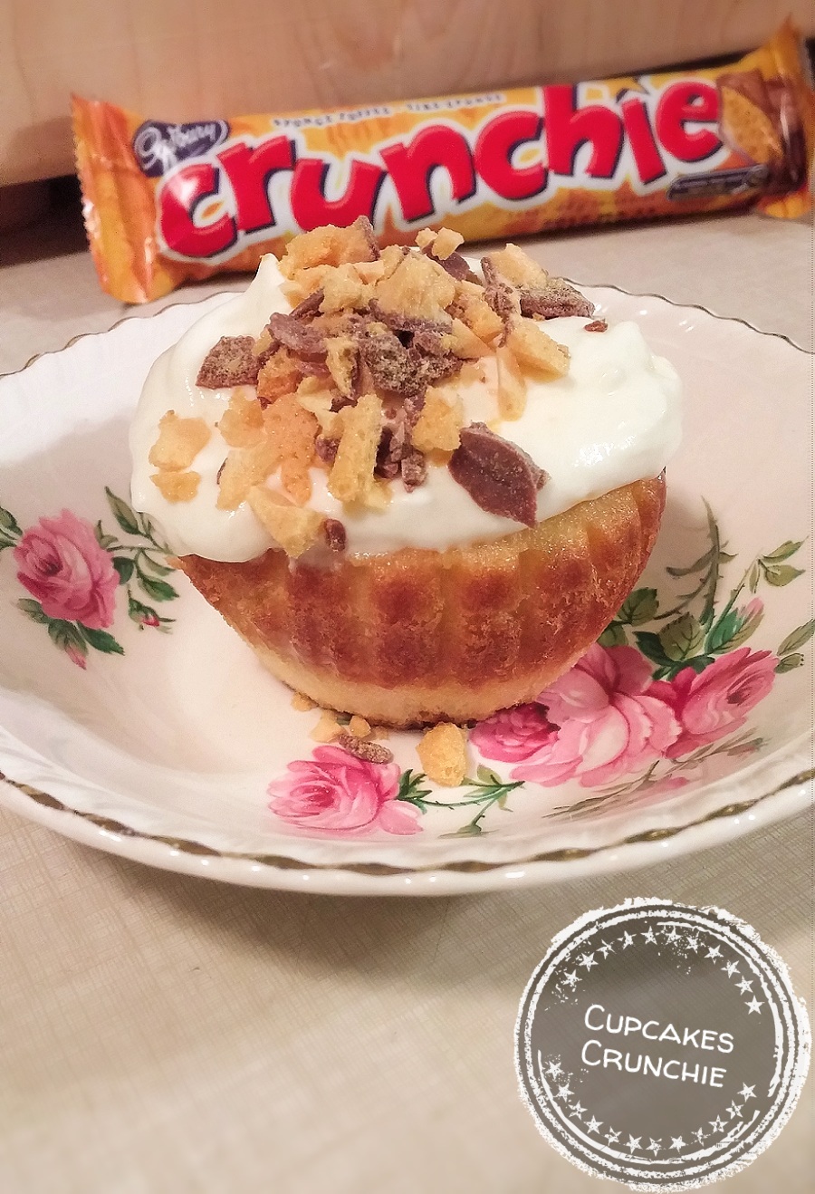 Cupcakes Crunchie Au Bout De La Langue Cupcakes Crunchie Au Bout De La Langue