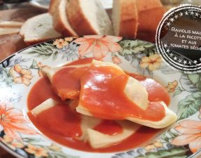 Raviolis maison à la ricotta et aux tomates séchées - Auboutdelalangue.com