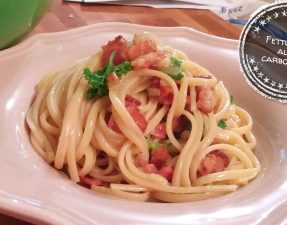 Fettuccine alla carbonara - Auboutdelalangue.com