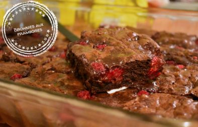 Brownies aux framboises - Auboutdelalangue.com