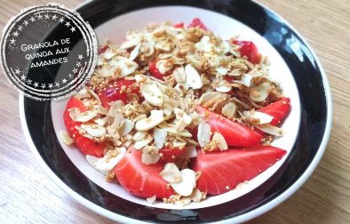 Granola de quinoa aux amandes - Auboutdelalangue.com