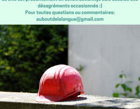 Le site est présentement en construction...je suis désolée des désagréments occasionnés -)