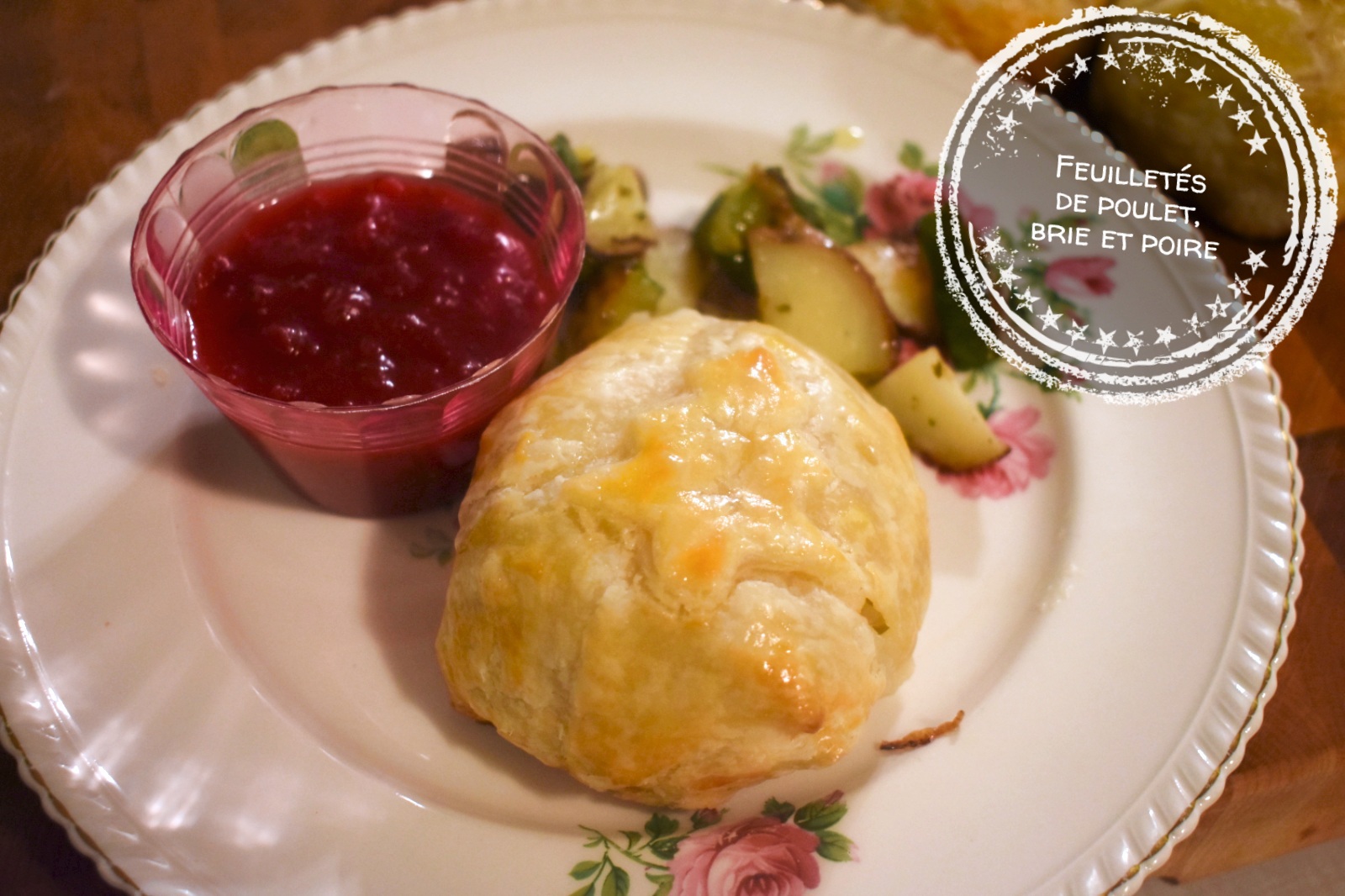 Feuilletes De Poulet Brie Et Poire Mon Menu Noel 2017 Au