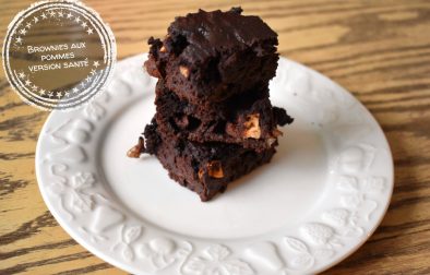 Brownies aux pommes version santé - Auboutdelalangue.com