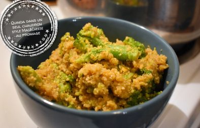 Quinoa dans un seul chaudron style Mac&Cheese au brocoli - Auboutdelalangue.com