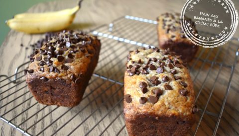 Pain Aux Bananes A La Creme Sure Dans Un Seul Bol Au Bout De La